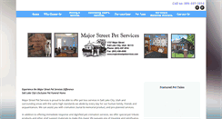 Desktop Screenshot of majorstreetpetservices.com